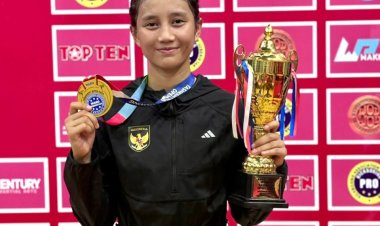 Polri Berbunga Hati, Polwan Sumut Sabet Emas di Piala Dunia Kickboxing Uzbekistan