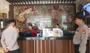 Satuan Pam Obvit Polres Metro Jaksel Tingkatkan Pengamanan di Sentra Ekonomi dan Perkantoran