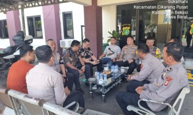 Propam Polda Metro Jaya Asistensi Pembinaan Etika Profesi dan Sosialisasi pengawasan PNPP di Polsek Cikarang Pusat