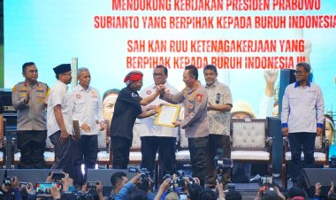 Dukung Program Pemerintah, Kapolri: Buruh dan Polri Bersinergi Jaga Stabilitas Kamtibmas