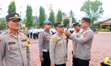 Kapolres Aceh Timur Kukuhkan Pamapta Sebagai Perwira Penanggung Jawab Pelayanan Terpadu