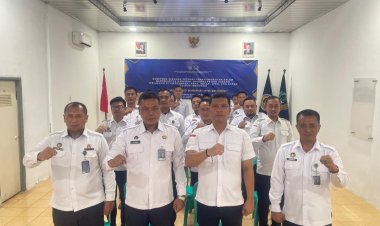 Wujudkan Pemasyarakatan Bersih dan Berintegritas, Lapas Way Kanan Tandatangani Komitmen Bersama Seluruh Jajaran Pemasyarakatan