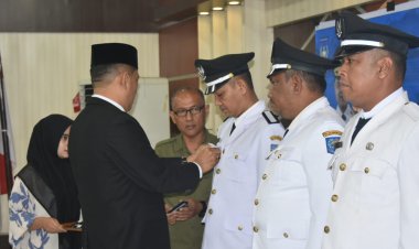Pemko Langsa Lantik 7 Pj Geuchik