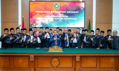 KOMITE NASIONAL ADVOKAT INDONESIA ANGKAT 66 ADVOKAT BARU DI PENGADILAN TINGGI BANDUNG
