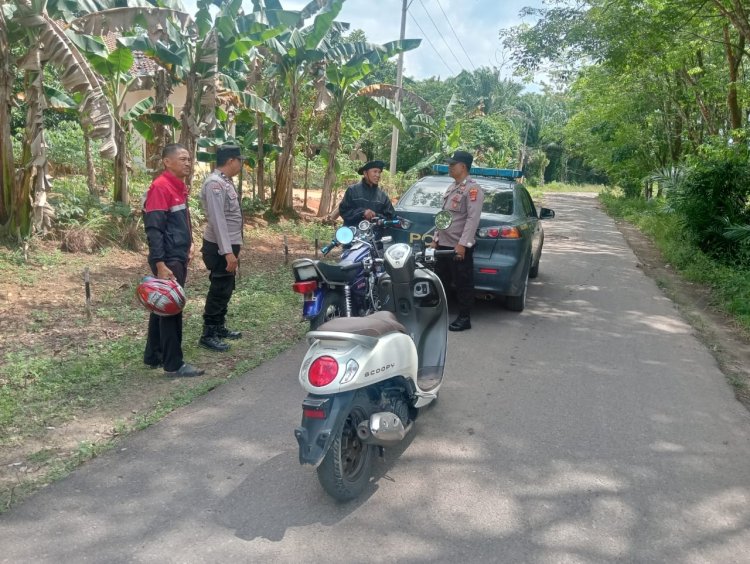 Polsek Way Tuba Lakukan Patroli KRYD Antisipasi Tindak Kriminalitas C3 di Bumi Dana
