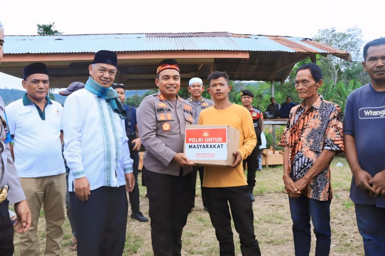 Polres Bener Meriah Gelar Ekspedisi Kamtibmas dan Salurkan Bansos Bersama Wakil Bupati