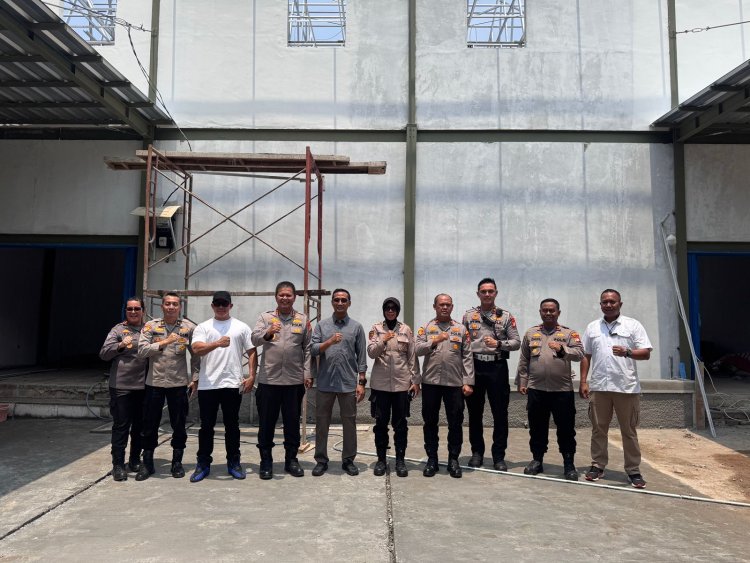 Tinjau Lokasi SPPG, Kapolres Metro Bekasi Kota dan Dirpolairud Cek Progres Pembangunan Fasilitas Gizi di Pekayon