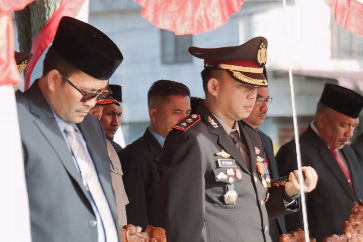 Kapolres Aceh Tengah dan Forkopimda Ikuti Upacara HUT TNI ke-80, Wujud Soliditas TNI–Polri dan Forkopimda