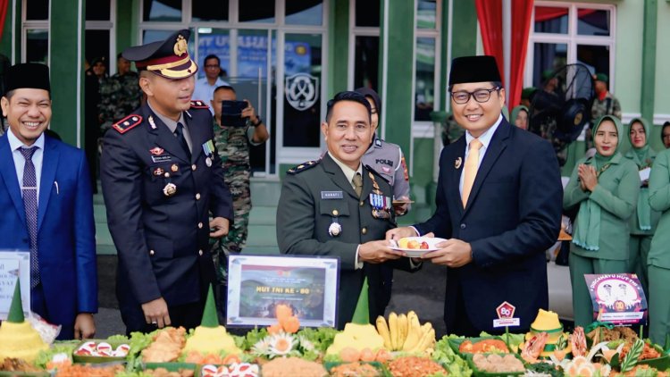 Semangat TNI Prima Menggema di Langsa Kodim 0104/Aceh Timur Gelar Upacara HUT Ke-80 TNI Penuh Khidmat dan Kebersamaan