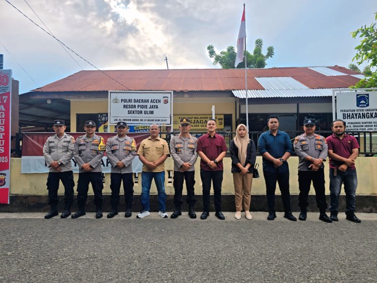 Kapolsek Ulim Sambut Baik Kunjungan Silahturahmi Media