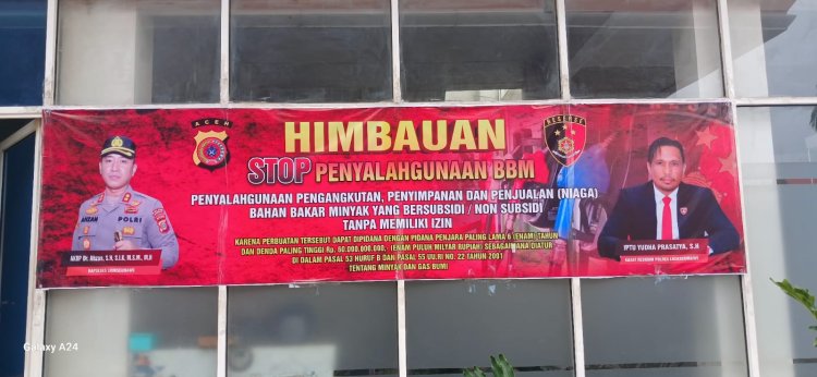 Kapolres Lhokseumawe Imbau Warga Stop Penyalahgunaan BBM Bersubsidi