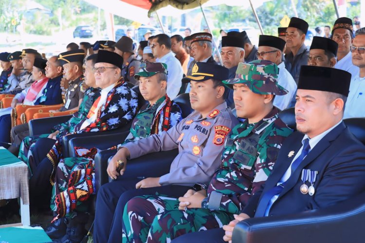 Kapolres Bener Meriah Hadiri Upacara Pembukaan TMMD ke-126 Tahun 2025 Kodim 0119/BM