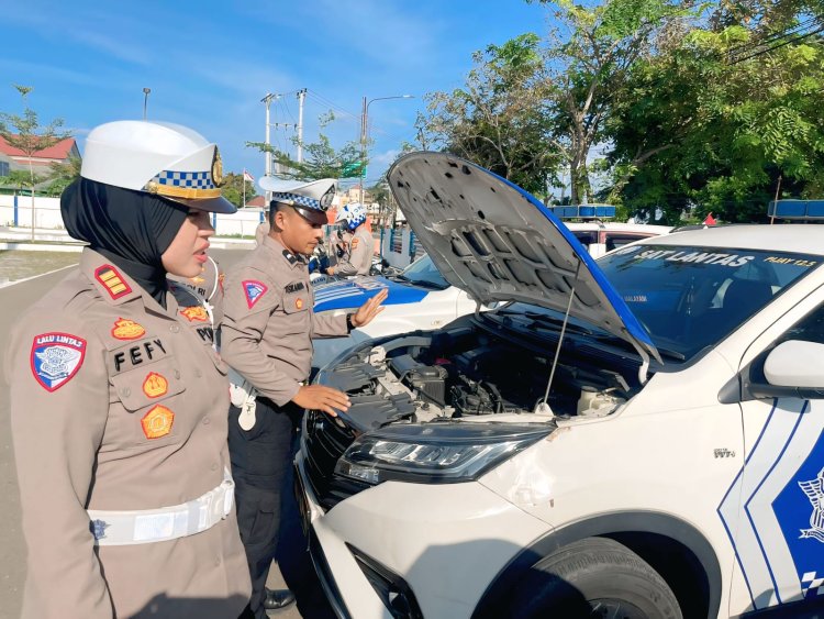 Satlantas Polres Pidie Jaya Siap Wujudkan Pengamanan Lalu Lintas yang Prima pada MTQ XXXII Tahun 2025