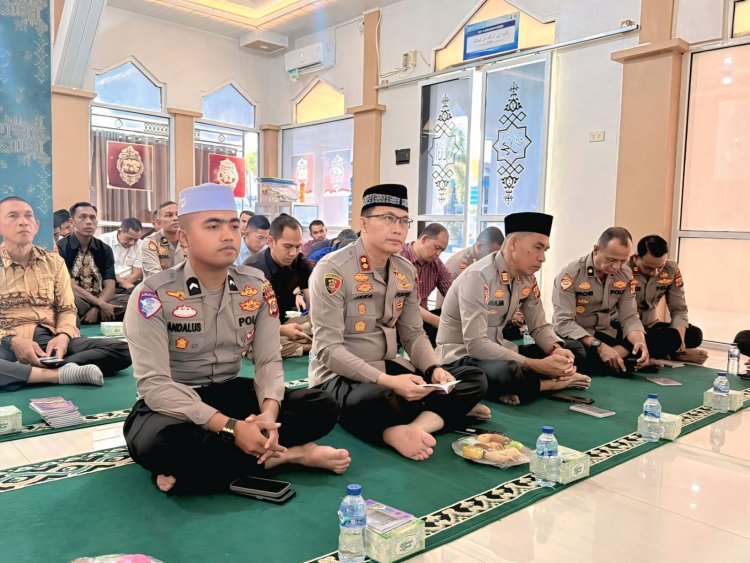 Personel Polres Pidie Ikuti Kegiatan Binrohtal Secara Daring Bersama Biro SDM Polda Aceh