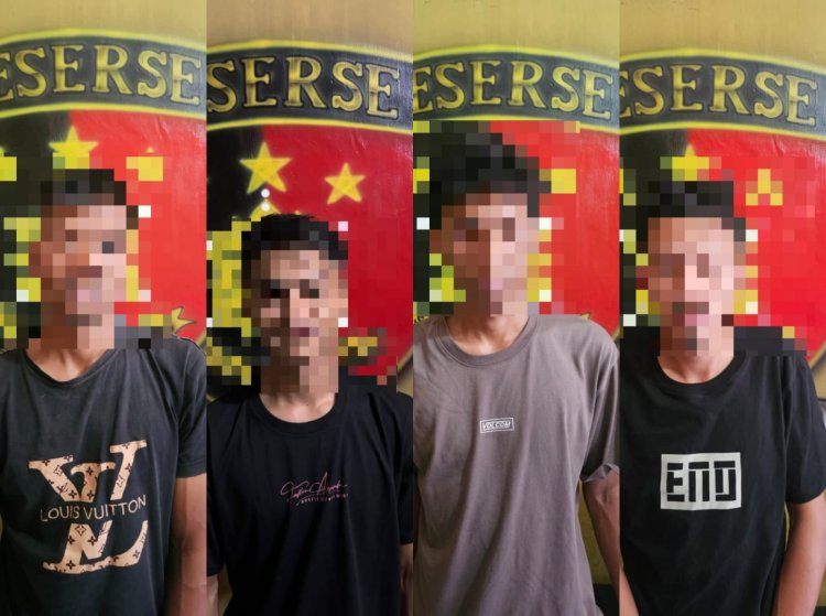 Sat Reskrim Polres Aceh Tengah Ungkap Kasus Pencurian Kopi di Kute Panang, Empat Pelaku Berhasil Diringkus