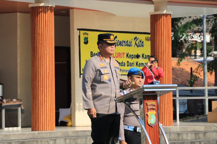 Perkuat Potensi Masyarakat, Kapolres Pimpin Apel Kebangsaan "Jaga Bekasi" Menuju Indonesia Emas