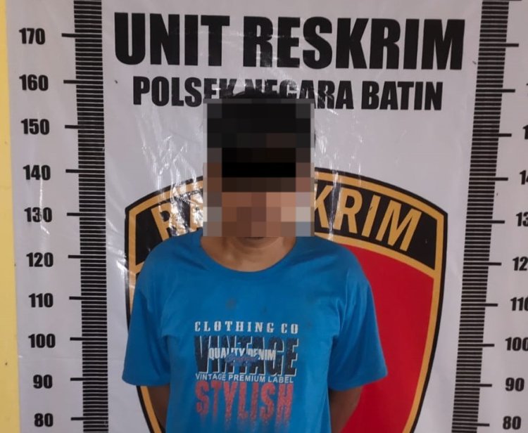 Polsek Negara Batin Amankan Diduga Pelaku Curat Kelapa Sawit di Purwa Negara
