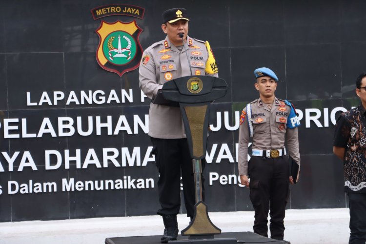 Sinergi Jaga Keamanan Pelabuhan, Polres PPriok Gelar Apel Siaga Kamtibmas Gabungan Apel Siaga Potmas, Jaga Jakarta, Amankan Pelabuhan Tanjung Priok