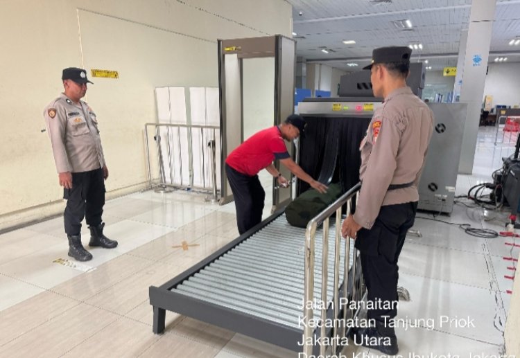 Polres Pelabuhan Tanjung Priok Amankan Debarkasi KM Dobonsolo dari Surabaya