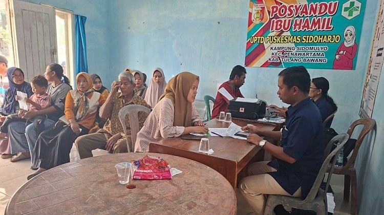 Ratusan Warga Sidomulyo antusias Manfaatkan BPJS Keliling