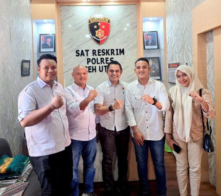 Jelang Pindah Tugas, Kasat Reskrim Polres Aceh Utara AKP Dr. Bustani Sampaikan Terima Kasih atas Kunjungan Wartawan