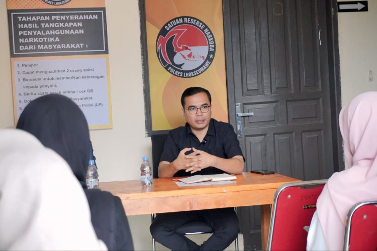 Kasat Narkoba Polres Lhokseumawe Ingatkan Bahaya Narkoba yang Sudah Menyasar Dunia Pendidikan