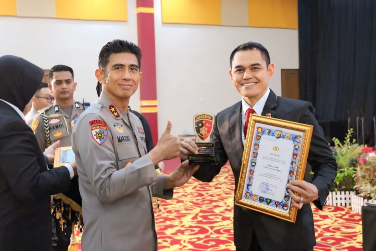 AKP Dr. Bustani Raih Penghargaan Tertinggi dari Kapolda Aceh, Terbaik I dalam Pengungkapan dan Penuntasan Perkara Satreskrim se-Jajaran Polda Aceh