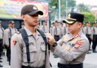 Kapolres Pimpin Apel Penyambutan dan Pembukaan Latja Siswa Diktuba Polri SPN Polda Aceh di Polres Aceh Tengah