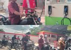 Marak Sepeda Motor Suzuki Thunder Bolak-balik Ngisi BBM Subsidi Jenis Pertalite di SPBU Blang Bitra Aceh Timur