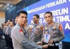 Terbaik Kedua Dalam Penyelesaian Perkara, Satlantas Polres Aceh Timur Terima Penghargaan dari Kapolda Aceh