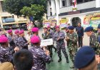 HUT ke-80 Korps Brimob, Marinir TNI AL Kunjungi Mako Brimob Kwitang
