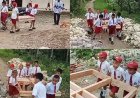 Biarkan Siswa Angkat Kusen pada Program Revitalisasi SDN 078533 Hoya Ambukha Nias Selatan, Kata Kasek: Tidak Tahu Kami, Itu Urusan Mereka!