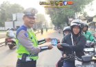 Ciptakan Kamseltiblantas, Satlantas Polres Subang Gencar Sosialisasikan Ops Zebra Lodaya 2025