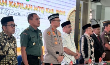 Kapolres Pidie Hadiri Pengukuhan Pengurus LPTQ dan Harapkan Kafilah MTQ Pidie Ukir Prestasi di Ajang Provinsi