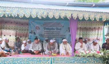 Wabup Katamso Hadiri Haul Akbar Sulthonul Aulia Syekh Abdul Qadir Al-Jailani di Desa Dataran Pinang