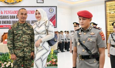 Sertijab Kasat Reskrim Polres Aceh Timur AKP Novrizaldi, Direktur PT ATEM Ucapkan Selamat