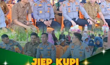 Kapolres Pidie Gelar “Jiep Kupi Ngon Rakan” Bersama Masyarakat Keumala, Serap Aspirasi dan Jaga Harkamtibmas