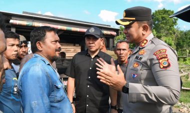 Kapolres Aceh Timur Kawal Penyampaian Aspirasi Masyarakat Terhadap PT Medco