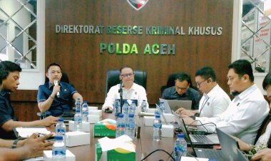 Rapat Kolaborasi Ditreskrimsus Polda Aceh, Kortas Tipidkor Bareskrim Polri, dan KPK RI Tahun 2025