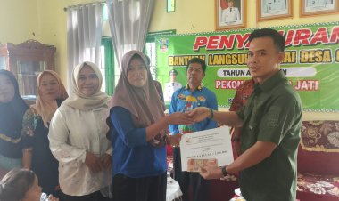 Pemerintah Pekon Tanjung Jati melaksanakan pembagian BLT-DD 