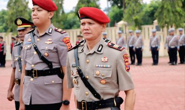 Kapolres Aceh Tamiang Pimpin Sertijab AKP Rahmat Jabat Kasat Reskrim
