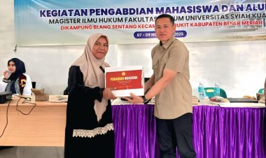 Kasat Narkoba Polres Bener Meriah Jadi Pemateri Kegiatan Pengabdian Masyarakat dan Salurkan Bansos