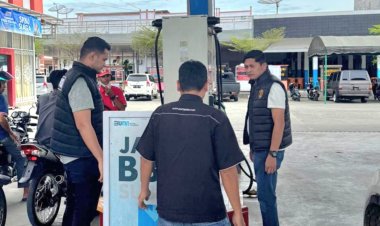 Polres Pidie Lakukan Monitoring Ketersediaan BBM di SPBU
