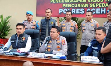 Polres Aceh Barat Ungkap Sindikat Curanmor Lintas Kabupaten, 19 Unit Sepeda Motor Diamankan