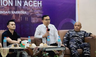 Kasat Narkoba Polres Lhokseumawe Ajak Mahasiswa Unimal Perangi Narkoba pada Talkshow HSSE Day