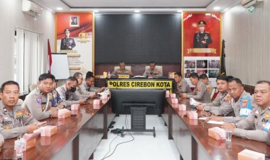 Polres Cirebon Kota Gelar Lat Pra Ops Zebra Lodaya 2025, Siapkan Personel dan Strategi untuk Kamseltibcarlantas   