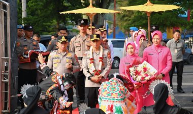 Kunker di Polres Aceh Tengah, AKBP Muhammad Taufiq Sambut Kedatangan Kapolda Aceh