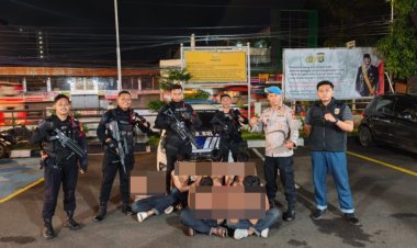 Brimob Metro Jaya Berhasil Mengamankan Enam Pemuda yang Hendak Tawuran di Ciputat Timur