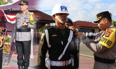 Kapolres Pidie Pimpin Apel Gelar Pasukan Operasi Zebra Seulawah 2025