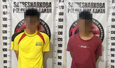 Dalam Sehari Satresnarkoba Polres Way Kanan Bekuk 2 TSK Diduga Edarkan Sabu dan Amankan 5,93 Gram Sabu di Mekar Asri